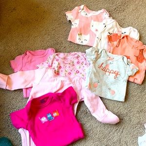 Newborn onesie bundle.